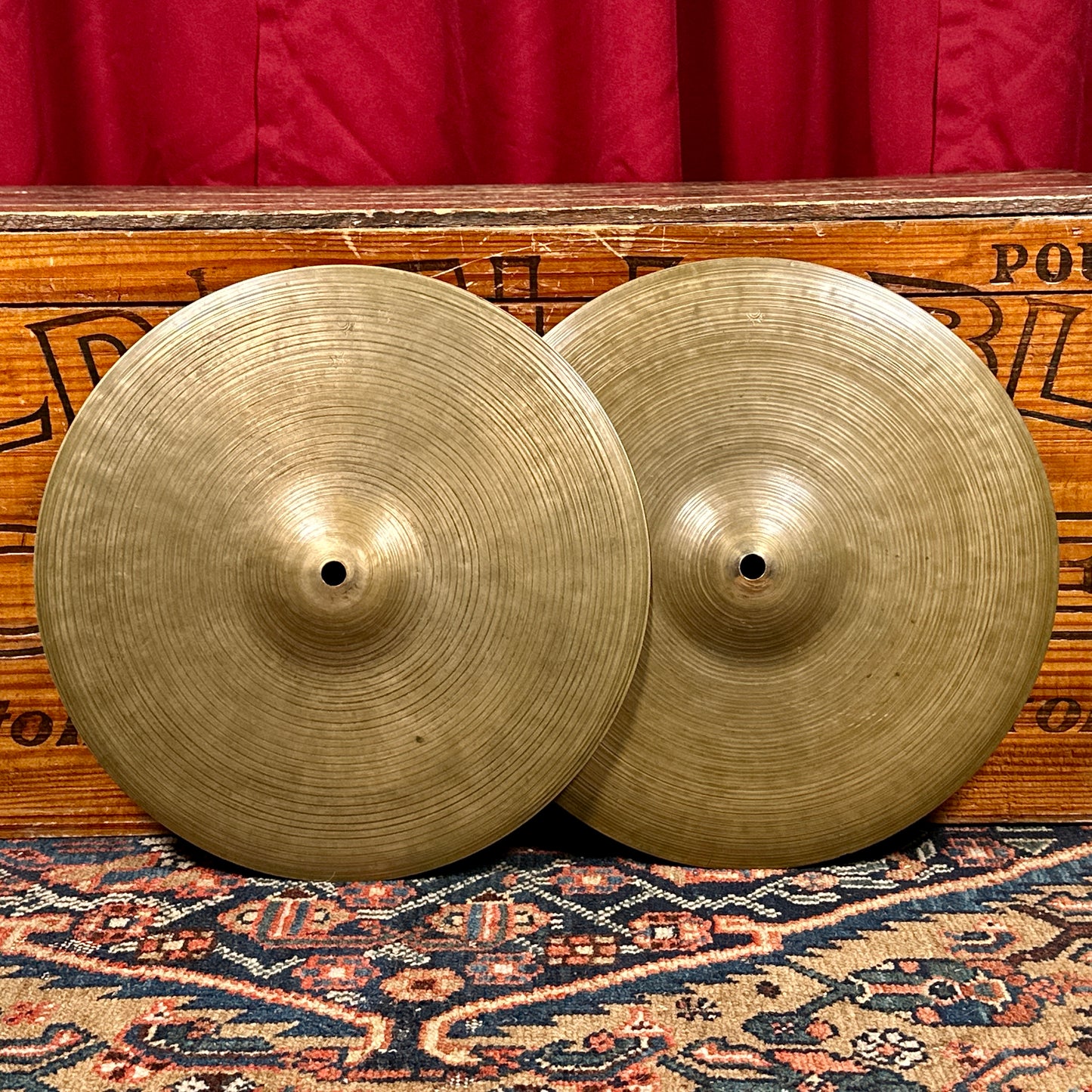 12" K. Zildjian Istanbul 1959-66 Intermediate Stamp Hi-Hat Cymbal Pair 512g/598g *Video Demo*