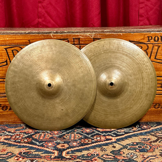 12" K. Zildjian Istanbul 1959-66 Intermediate Stamp Hi-Hat Cymbal Pair 512g/598g *Video Demo*