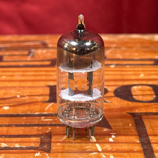 Vintage RCA 12AT7 Preamp Tube Grey Plate ECC81 Valve Halo Getter #253