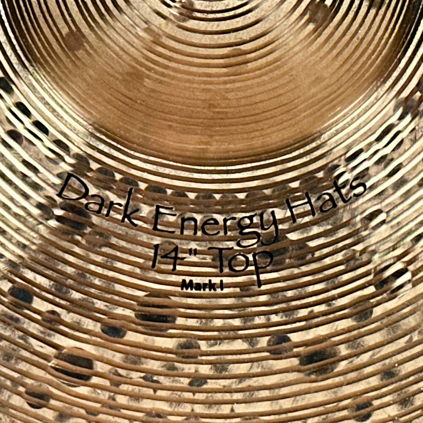 14" Paiste Signature Dark Energy Hi-Hat Cymbal Pair Mark I 968g/1436g *Video*