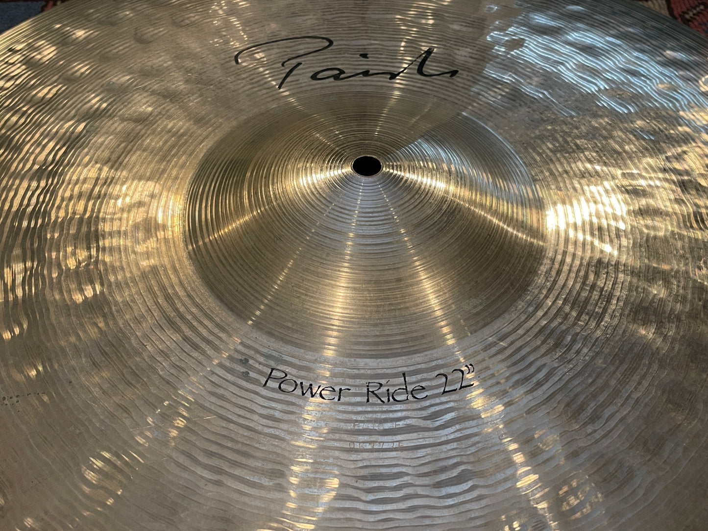 22" Paiste Signature Power Ride Cymbal 3872g