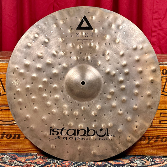 20" Istanbul Agop Xist Dry Dark Crash Cymbal 1368g *Video Demo*