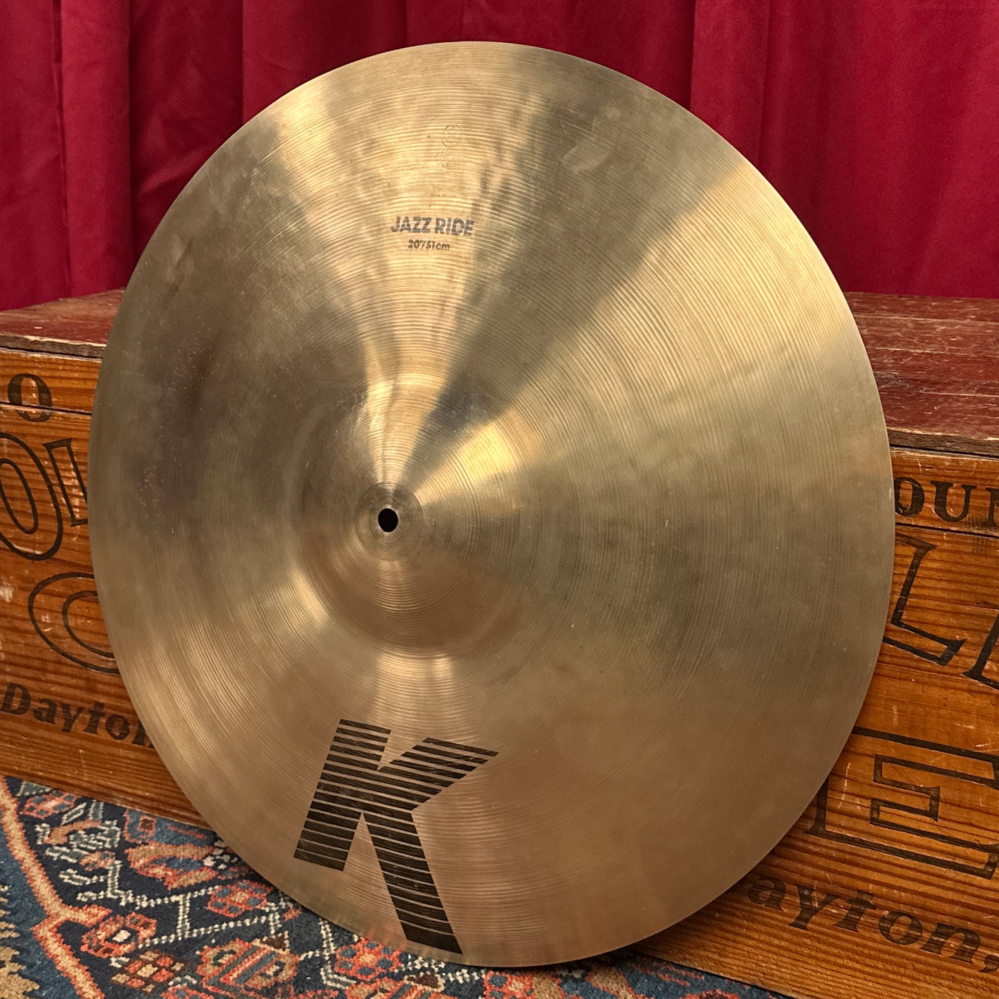 20" K Zildjian 1980s EAK Jazz Ride Cymbal 2160g *Video Demo*