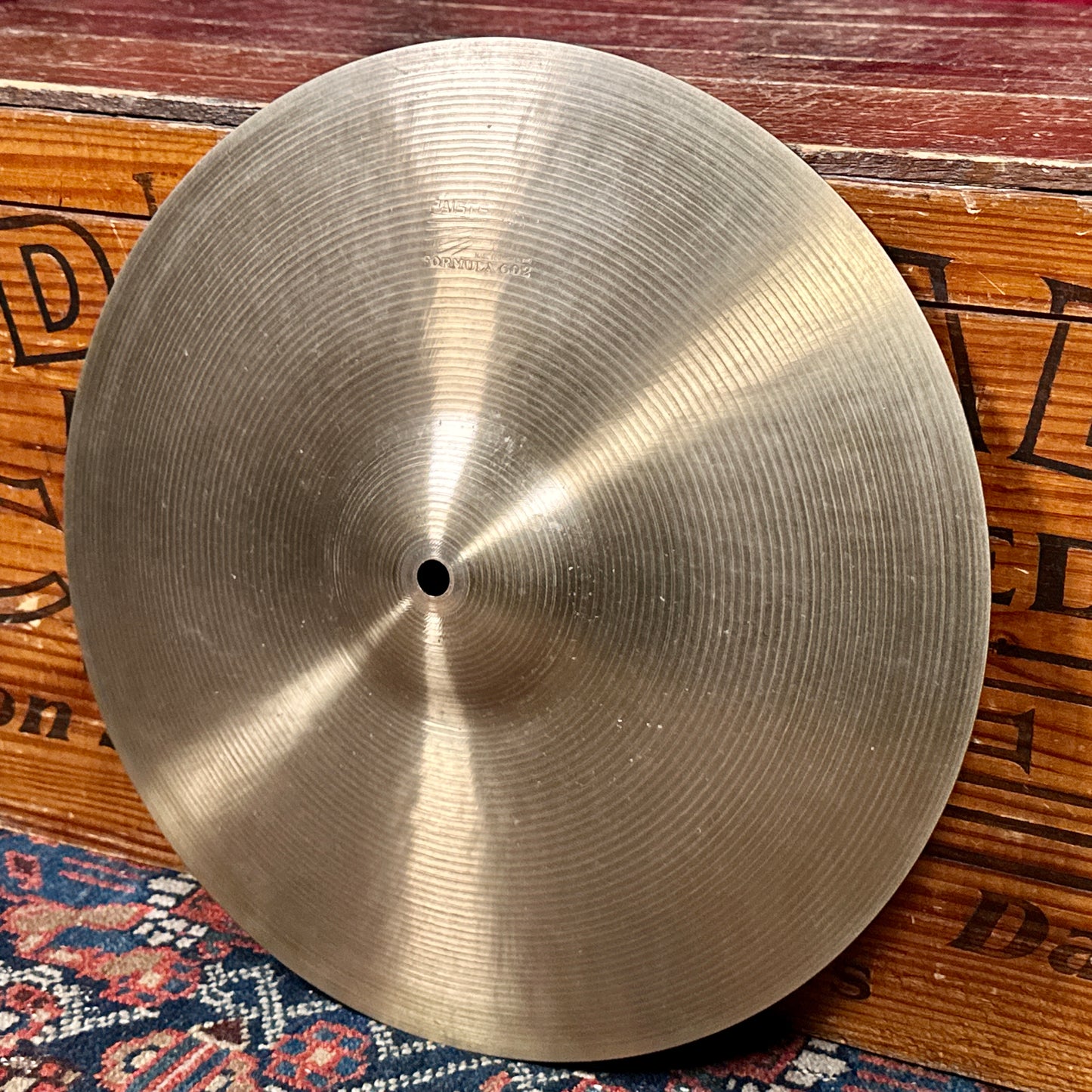 14" Paiste Formula 602 Pre-Serial 1960s Hi-Hat Cymbal Single 830g