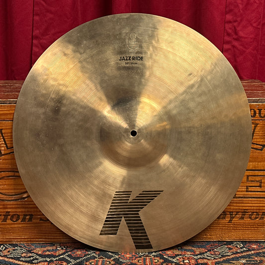 20" K Zildjian 1980s EAK Jazz Ride Cymbal 2160g *Video Demo*