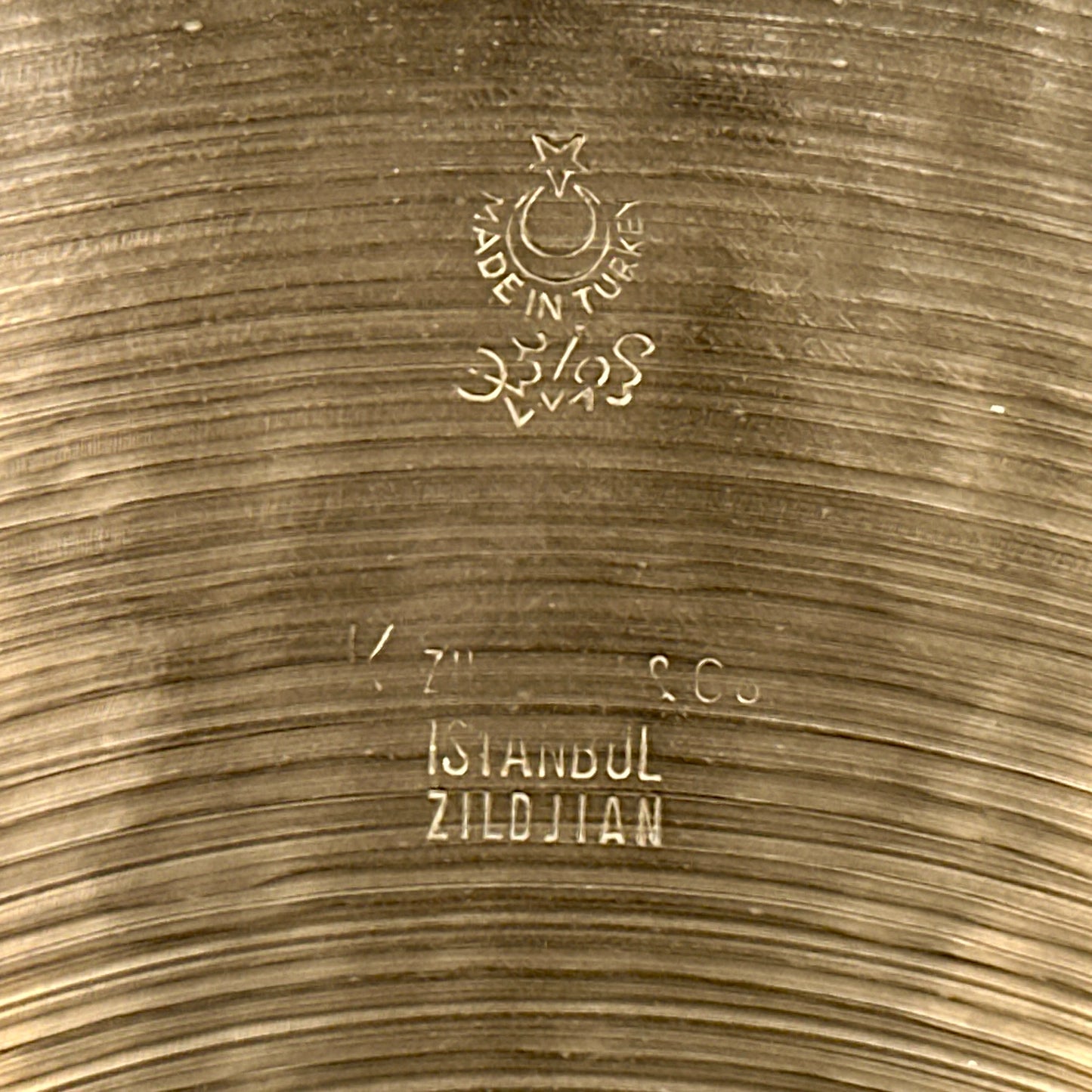 14" K Zildjian Istanbul 1960s-1970s New Stamp Hi-Hat Cymbal Pair 768g/934g *Video Demo*