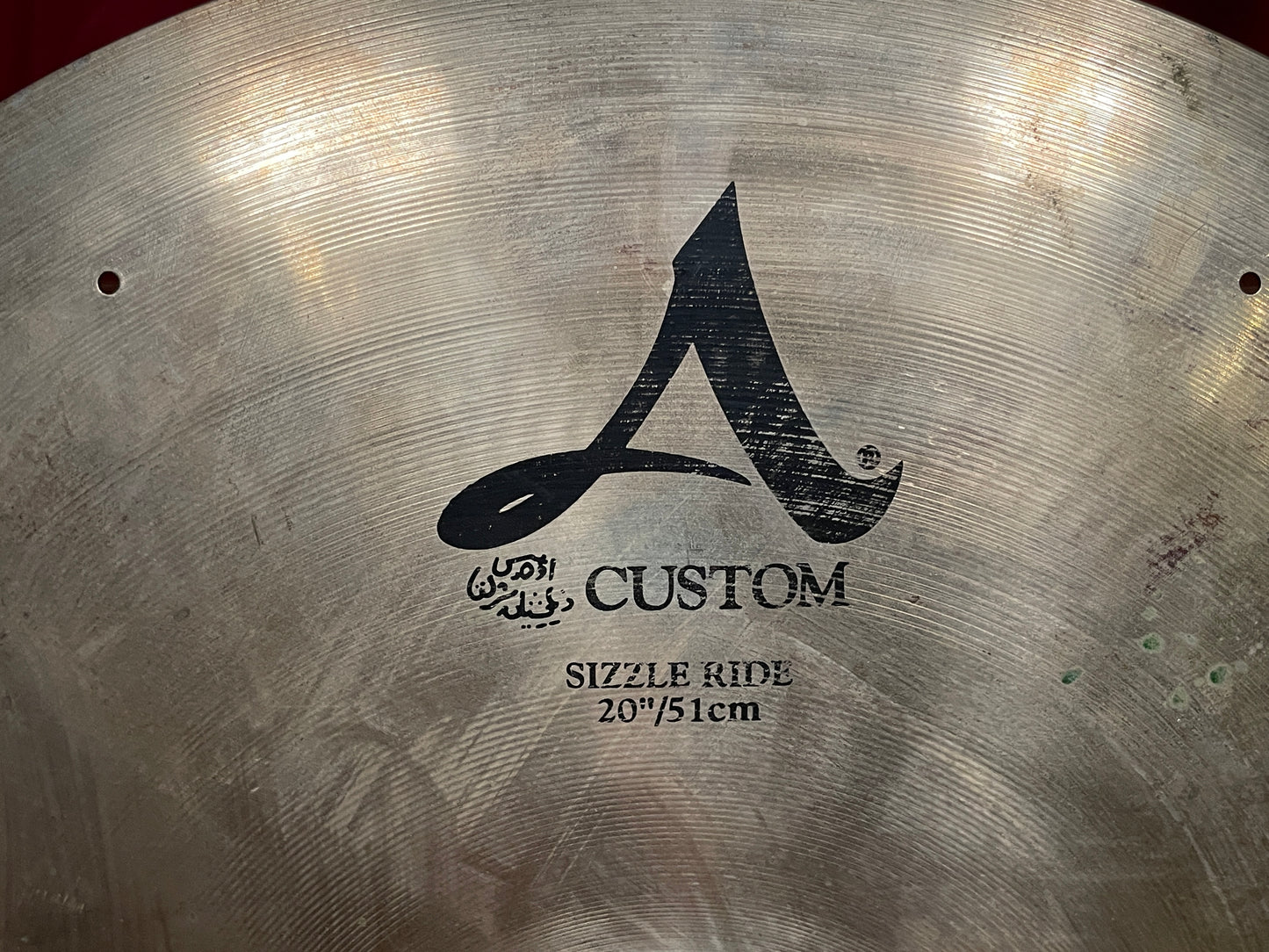 20" Zildjian A Custom Sizzle Ride Cymbal 2264g *Video Demo*