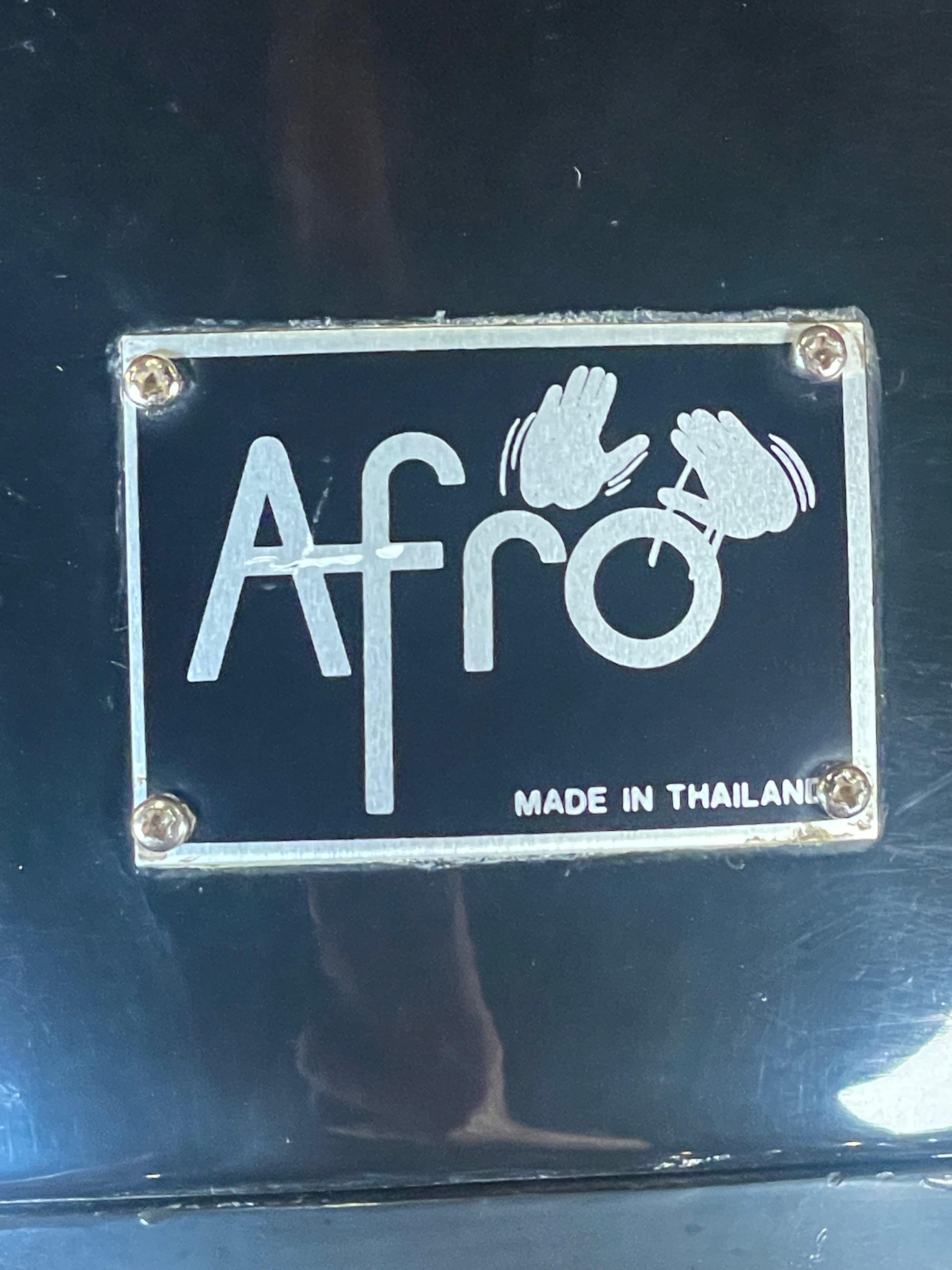 ♥Afro ボンゴ PERCUSSION MADE IN THAILAND Afro Fiberglass Bongo Set Black Bongos – Drugan's Drums