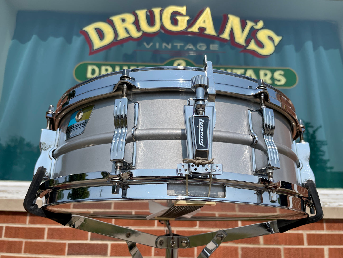 1970s-1980s Ludwig 5x14 LM404 Acrolite Snare Drum