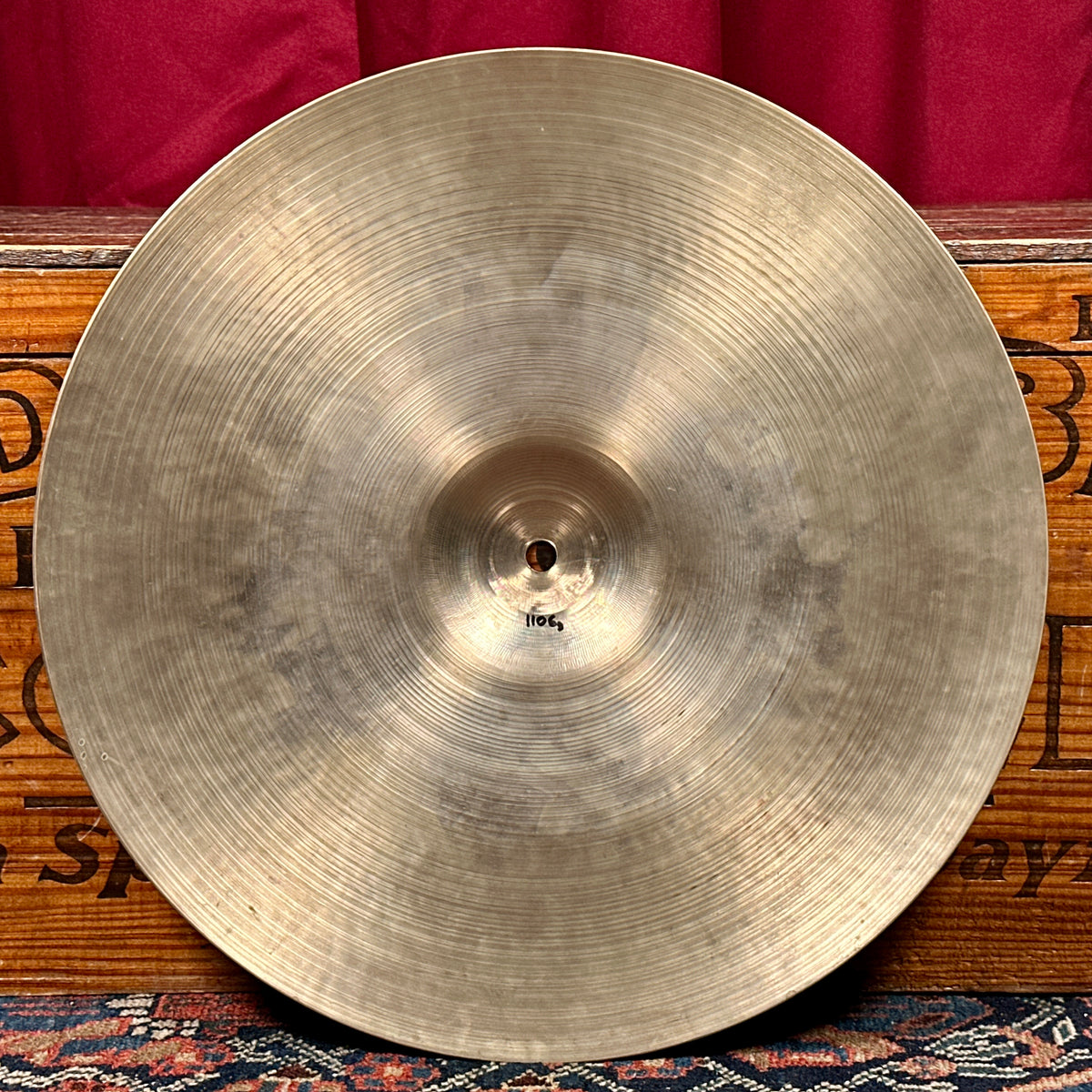 16" Vintage Zildjian A 1960s Hi-Hat Cymbal Pair 986g/1106g *Video*