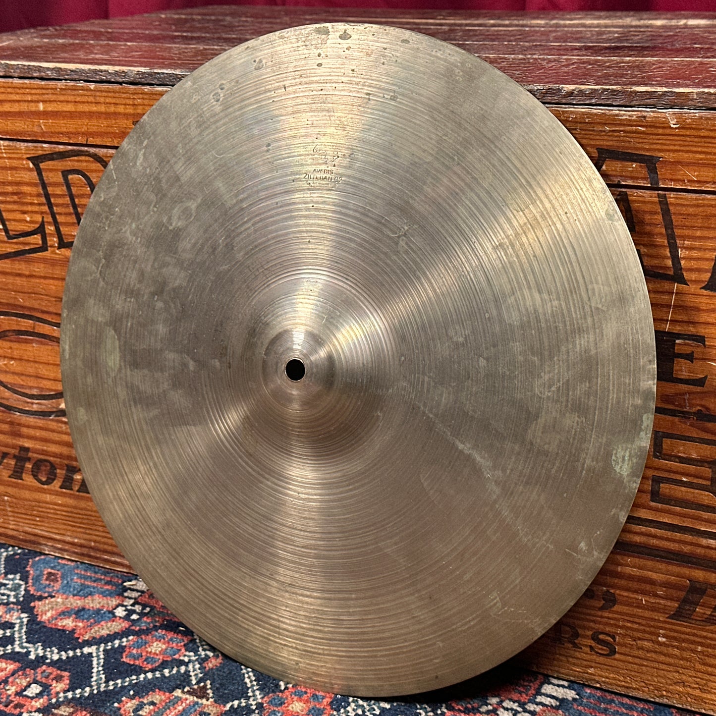 14" Zildjian A 1940s-1950s Trans Stamp THIN Hi-Hat Cymbal Pair 610g/642g *Video Demo*