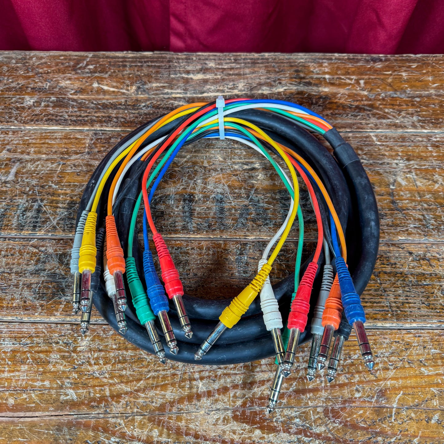 Hosa CSS-803 1/4" TRS to 1/4" TRS Cable Snake 3m