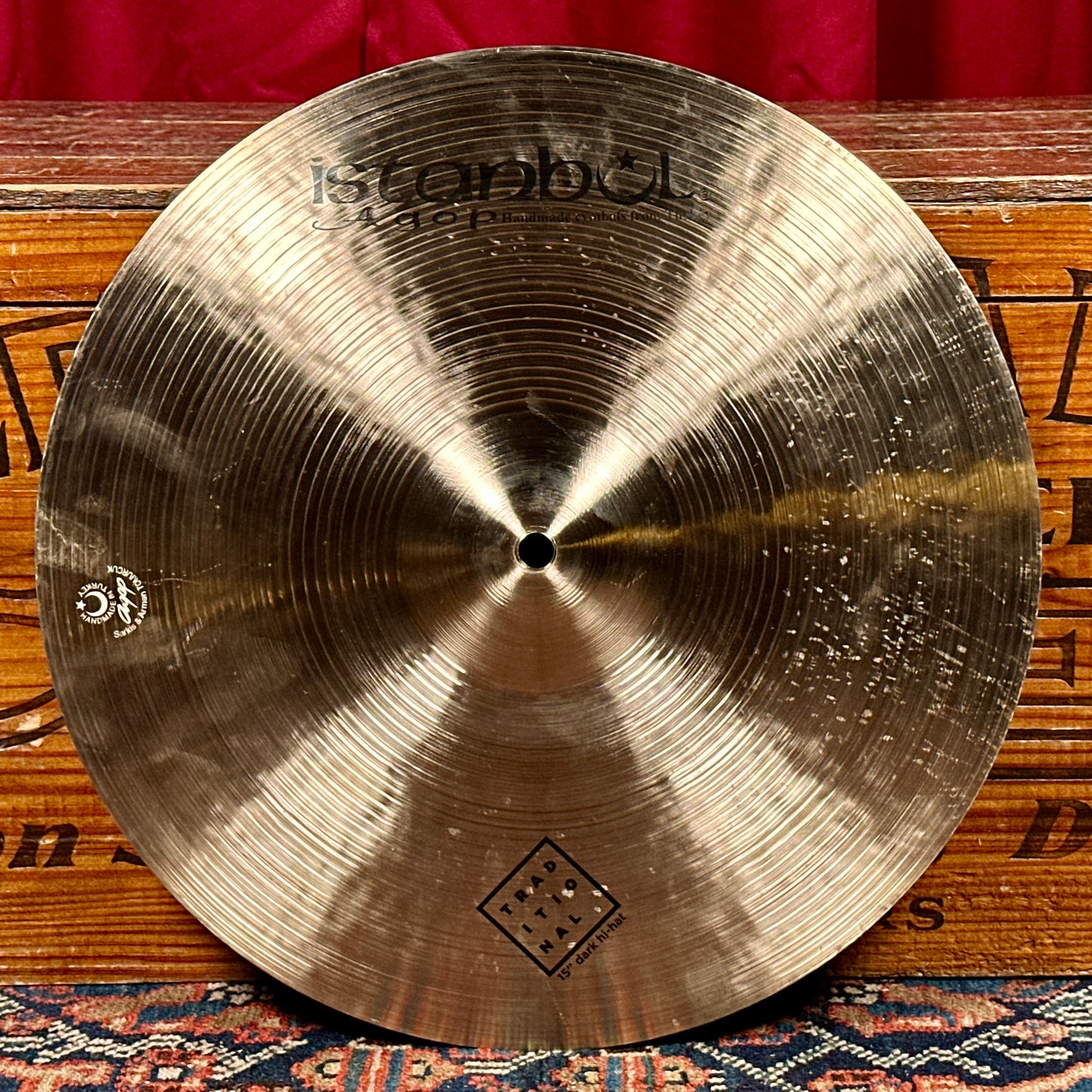 15" Istanbul Agop Traditional Dark Hi-Hat Cymbal Pair 1022g/1230g *Video Demo*