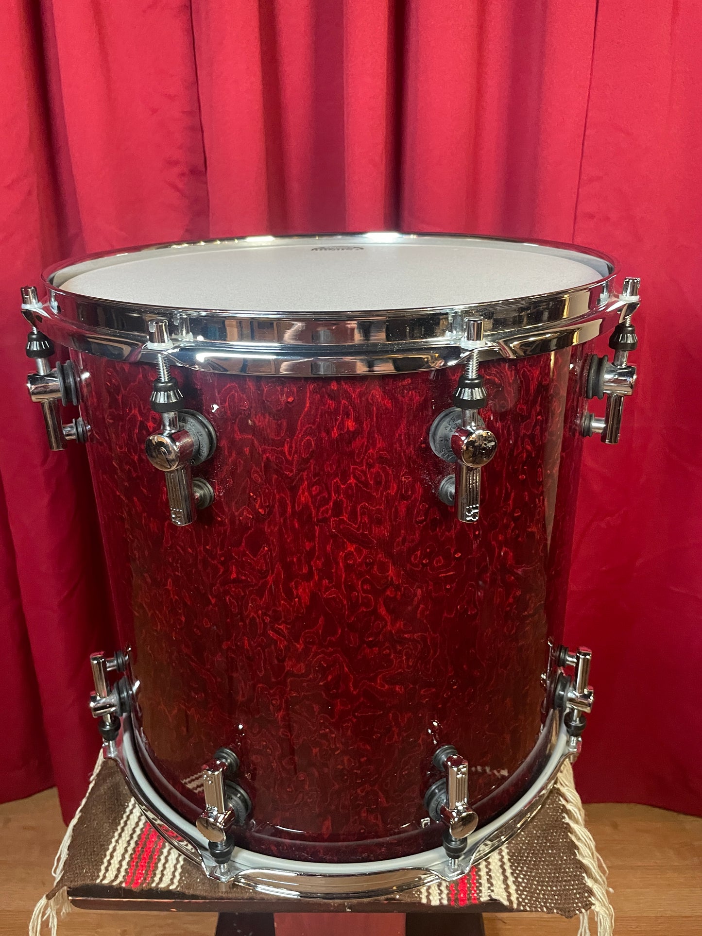 Sonor Designer Series 14" Maple Light Floor Tom Single Stain Red 14x14