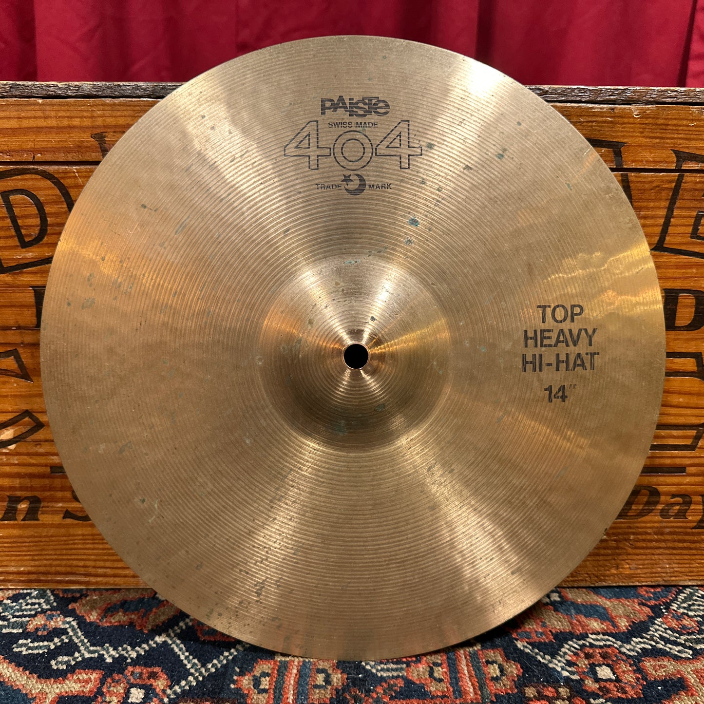 14" Paiste 404 1980s Heavy Hi-Hat Cymbal Pair 850g/988g *Video Demo*