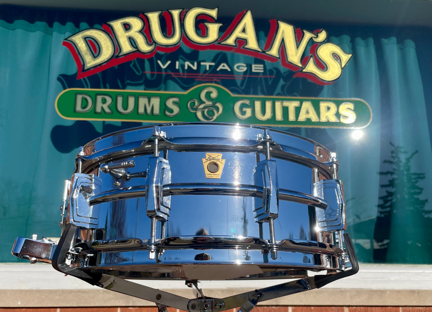 1960s Ludwig 5x14 No. 410 Super Sensitive Snare Drum Supraphonic (COB Hoops)
