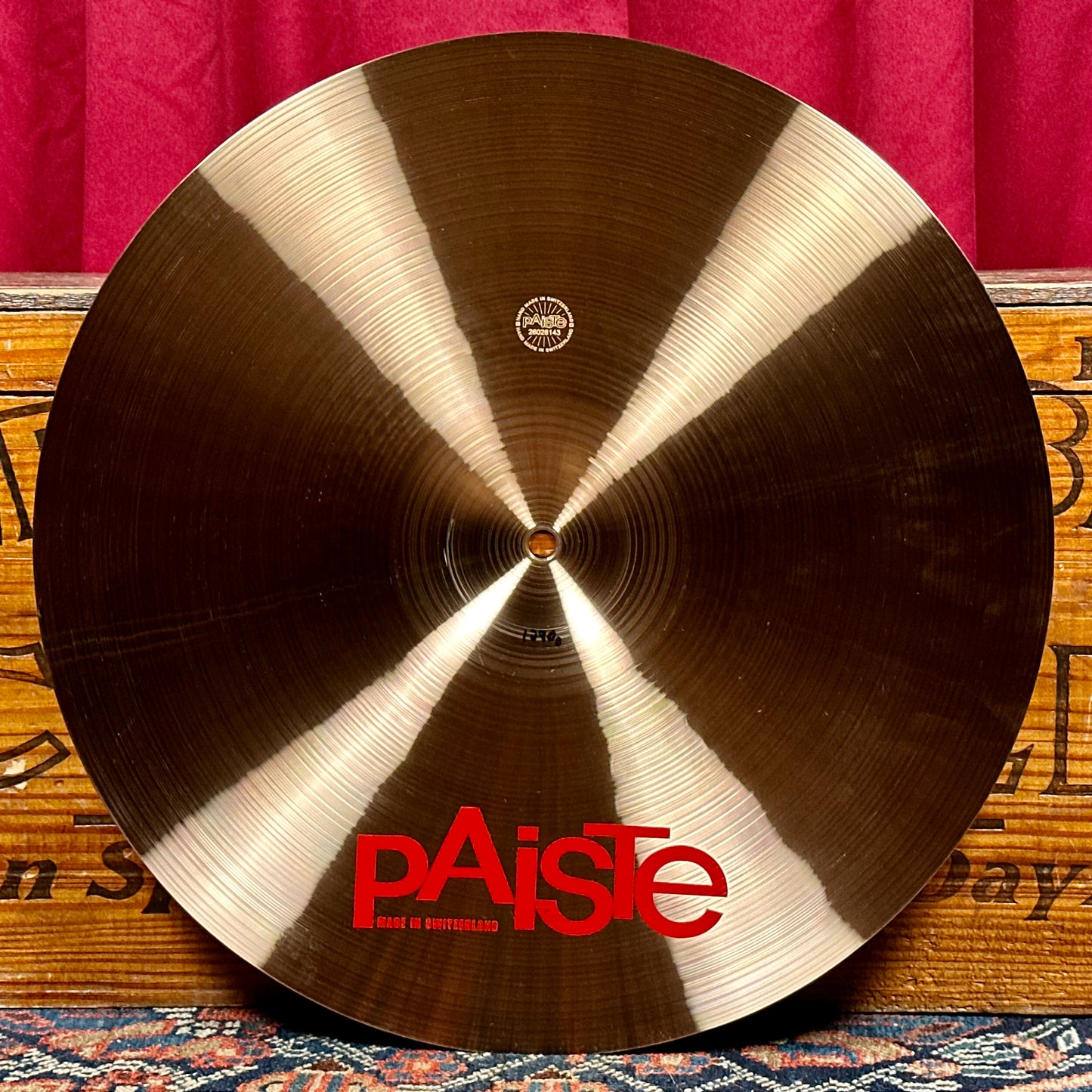 17" Paiste 2002 Crash Cymbal 1290g *Video*