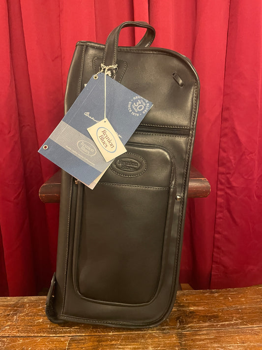 Reunion Blues Extra Large Black Leather Stick & Mallet Bag