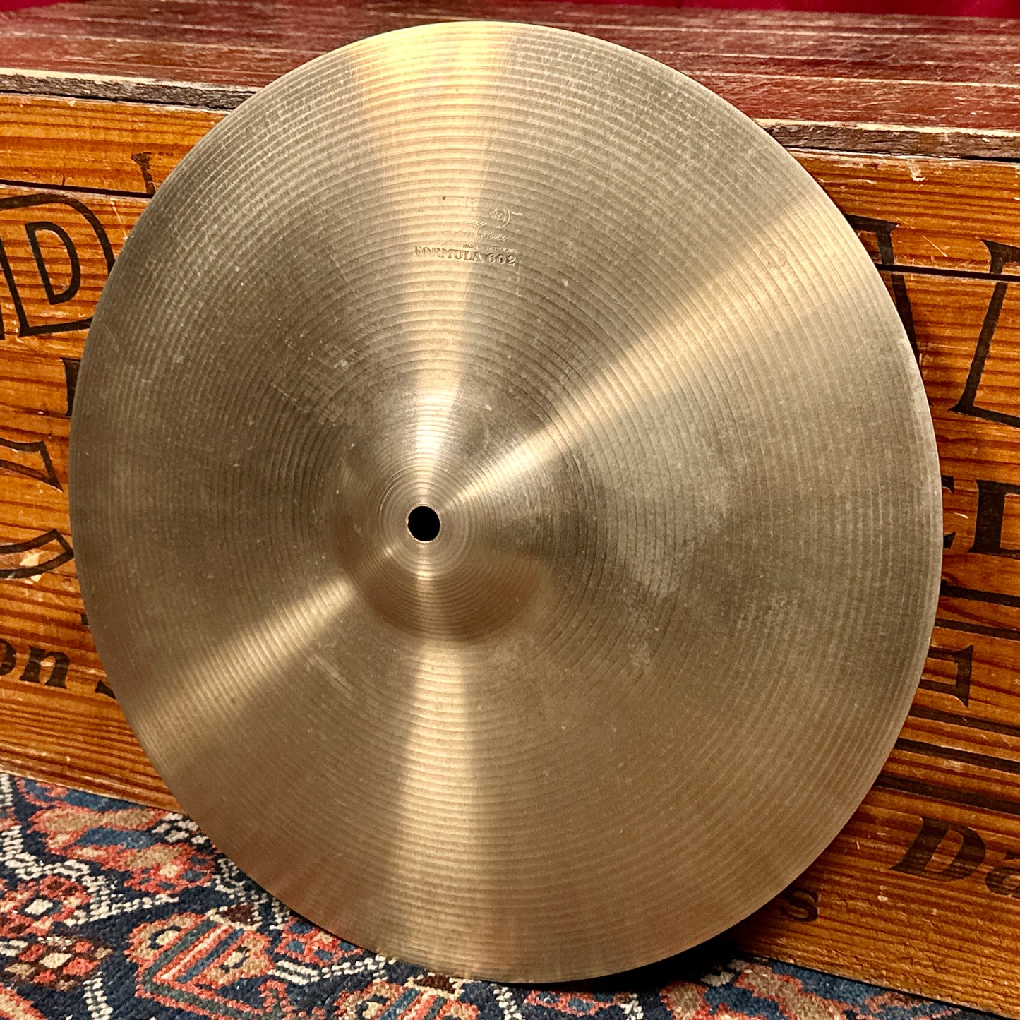 14" Paiste Formula 602 Pre-Serial 1960s Hi-Hat Cymbal Pair 790g/872g *Video Demo*