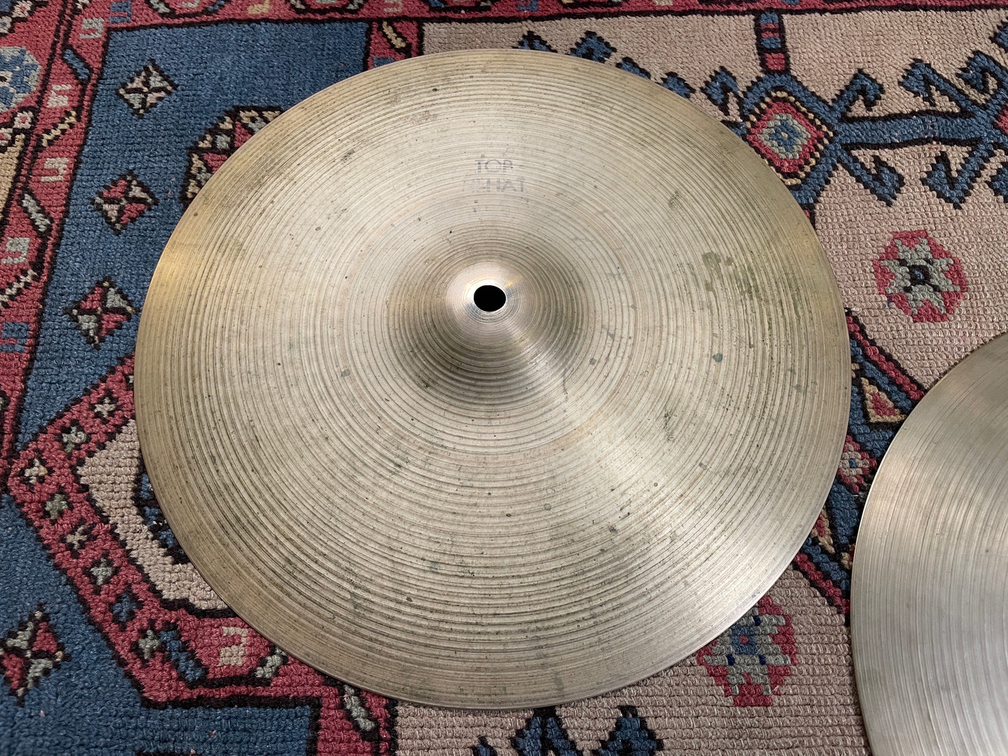 14" Zildjian A 1970s New Beat Hi-Hat Cymbal Pair 848g/1156g