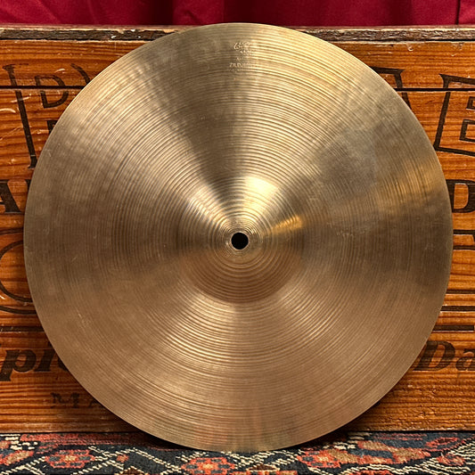 13" Zildjian A 1950s Small Stamp Hi-Hat Single / Small Crash Cymbal 716g