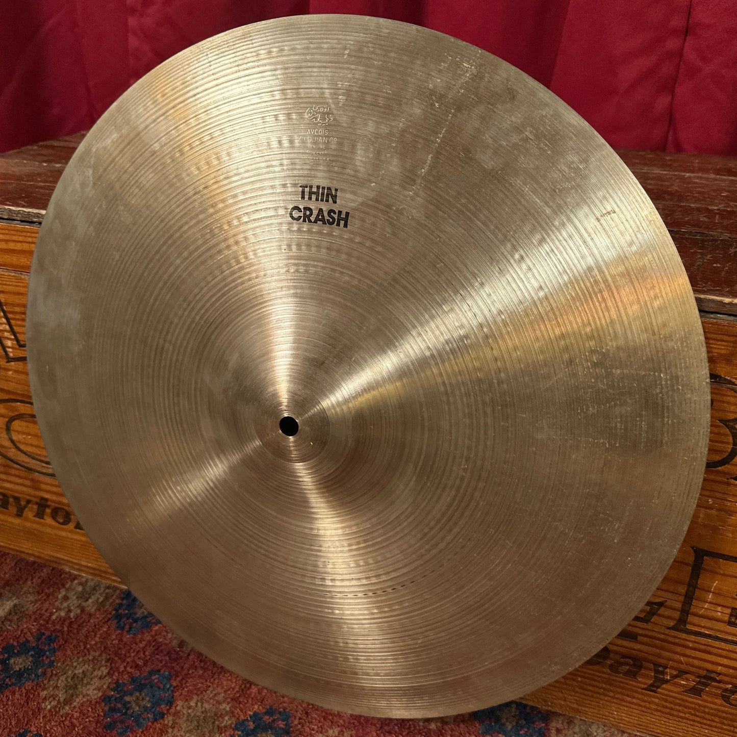 18" Zildjian A 1970s Thin Crash Cymbal 1458g *Video Demo*