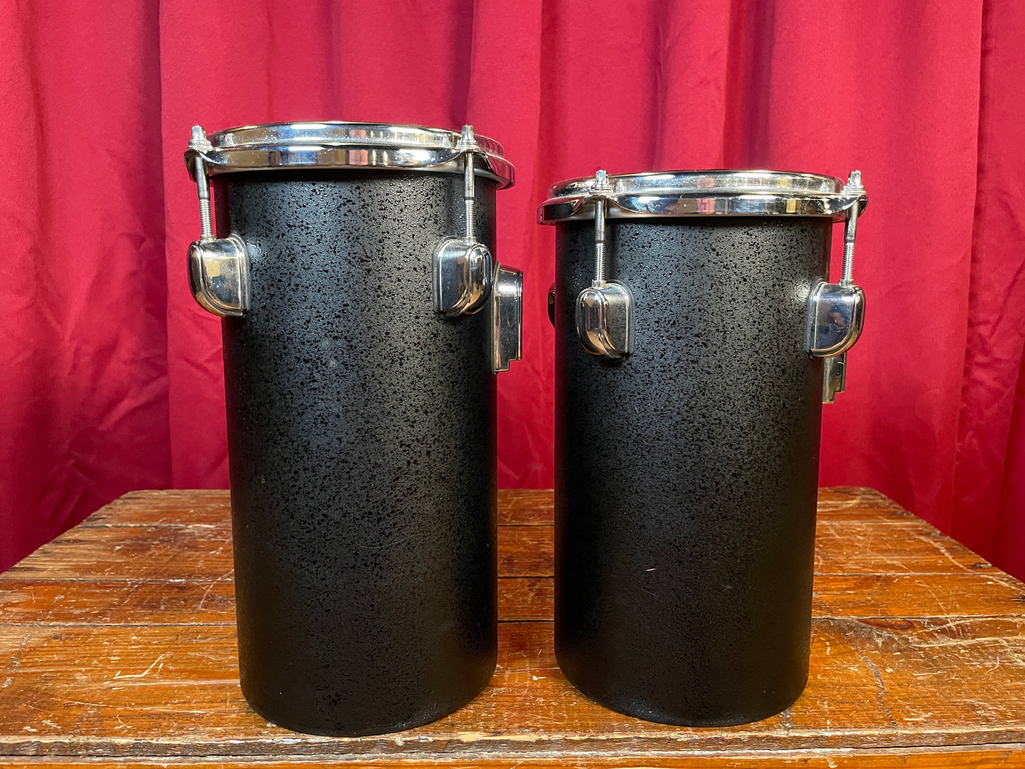 Tama 11" & 11.75" Octoban Drums Black - 280mm & 301mm