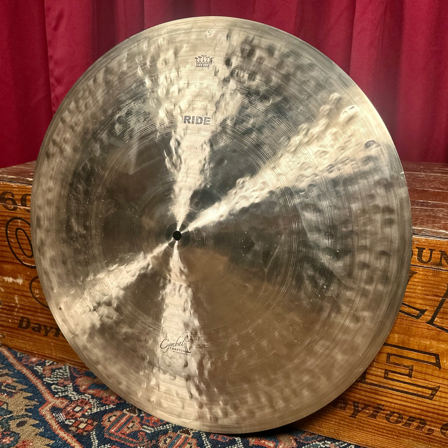 22" Cymbal Craftsman EAK Style Ride Cymbal 2524g *Video Demo*