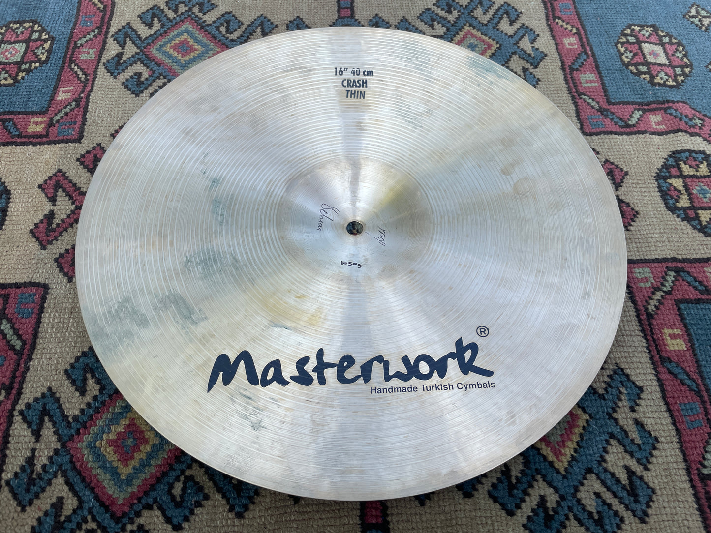 16" Masterwork Custom Series Thin Crash Cymbal 1050g