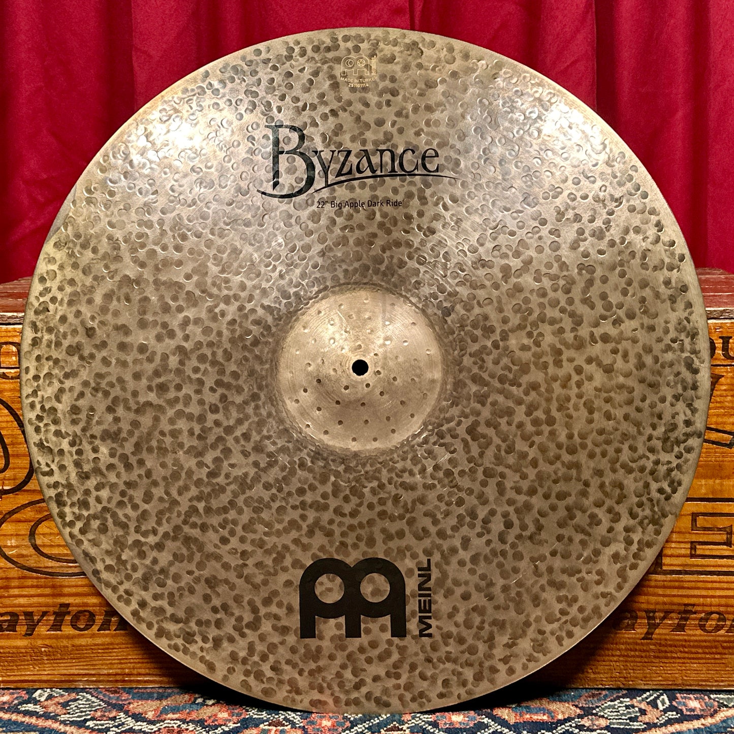 22" Meinl Byzance Dark Big Apple Dark Ride Cymbal 2312g *Video*