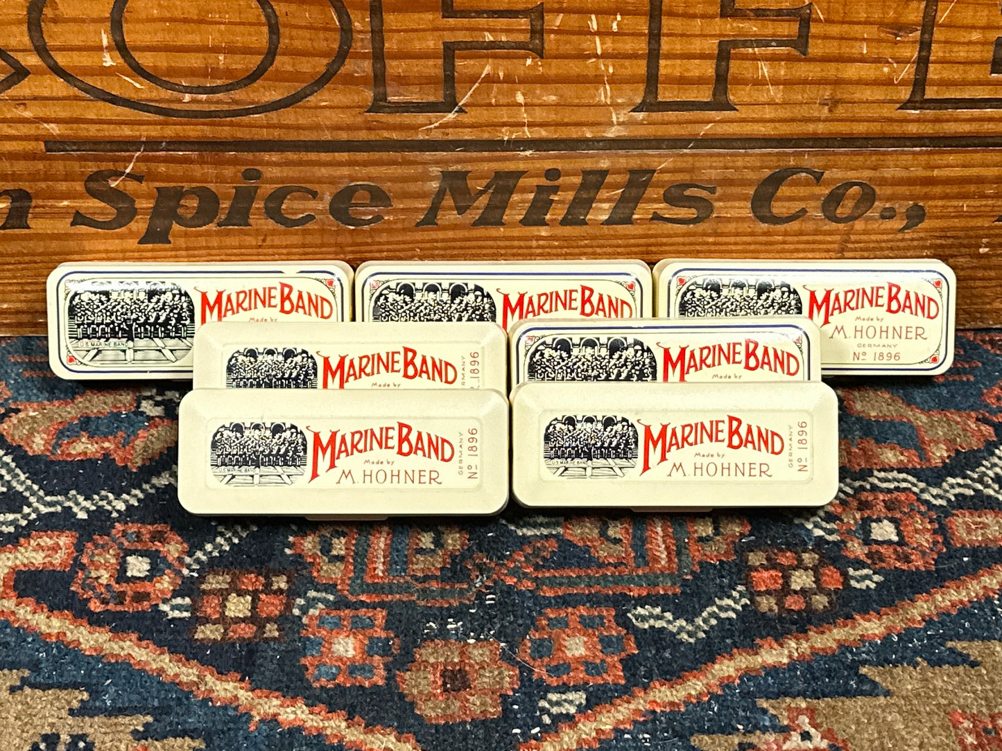 Hohner Marine Band 1896 Harmonica Lot of 7