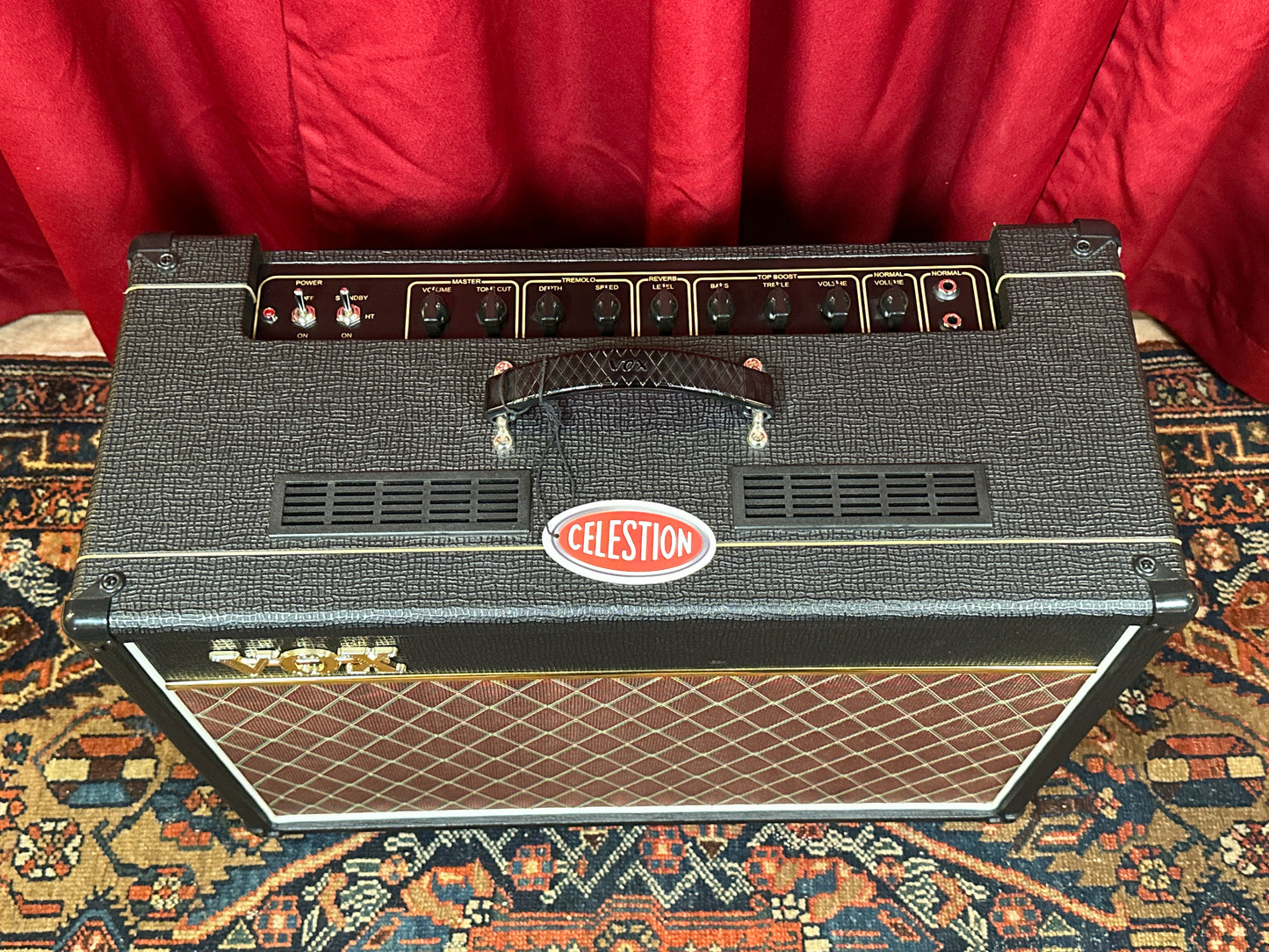 Vox AC15C1 Custom 2-Channel 15w 1x12 Tube Guitar Combo Amplifier