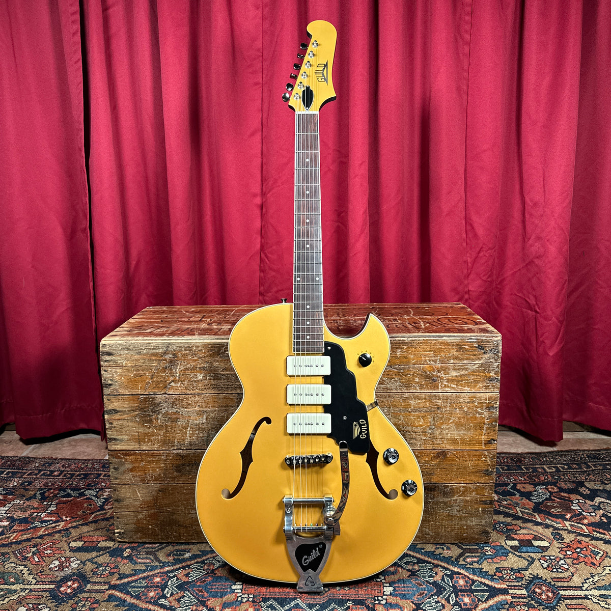 Guild Starfire I Jet 90 Electric Guitar Satin Gold