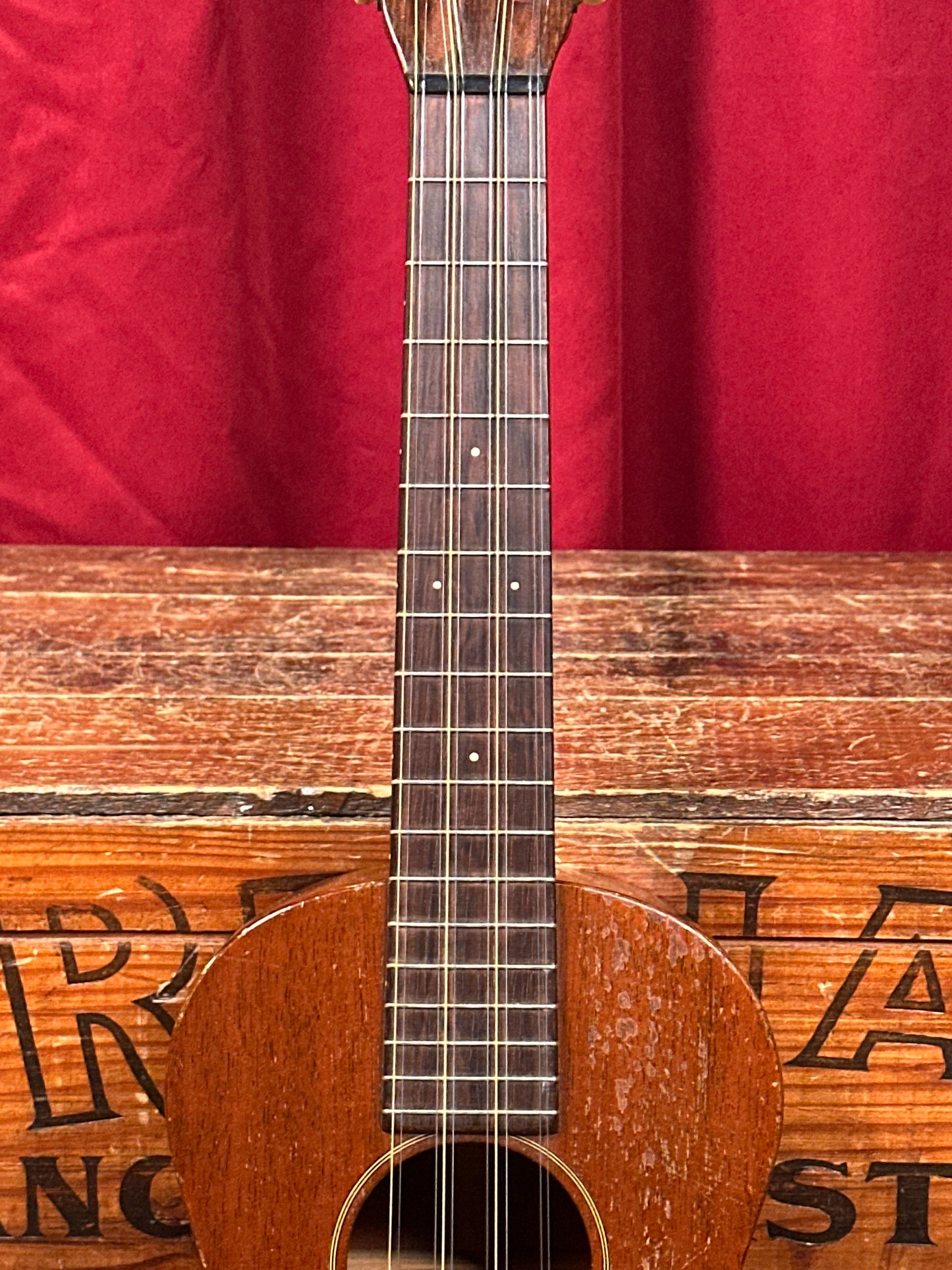 1930 C. F. Martin T-17 Tiple Mahogany w/ Chipboard Case