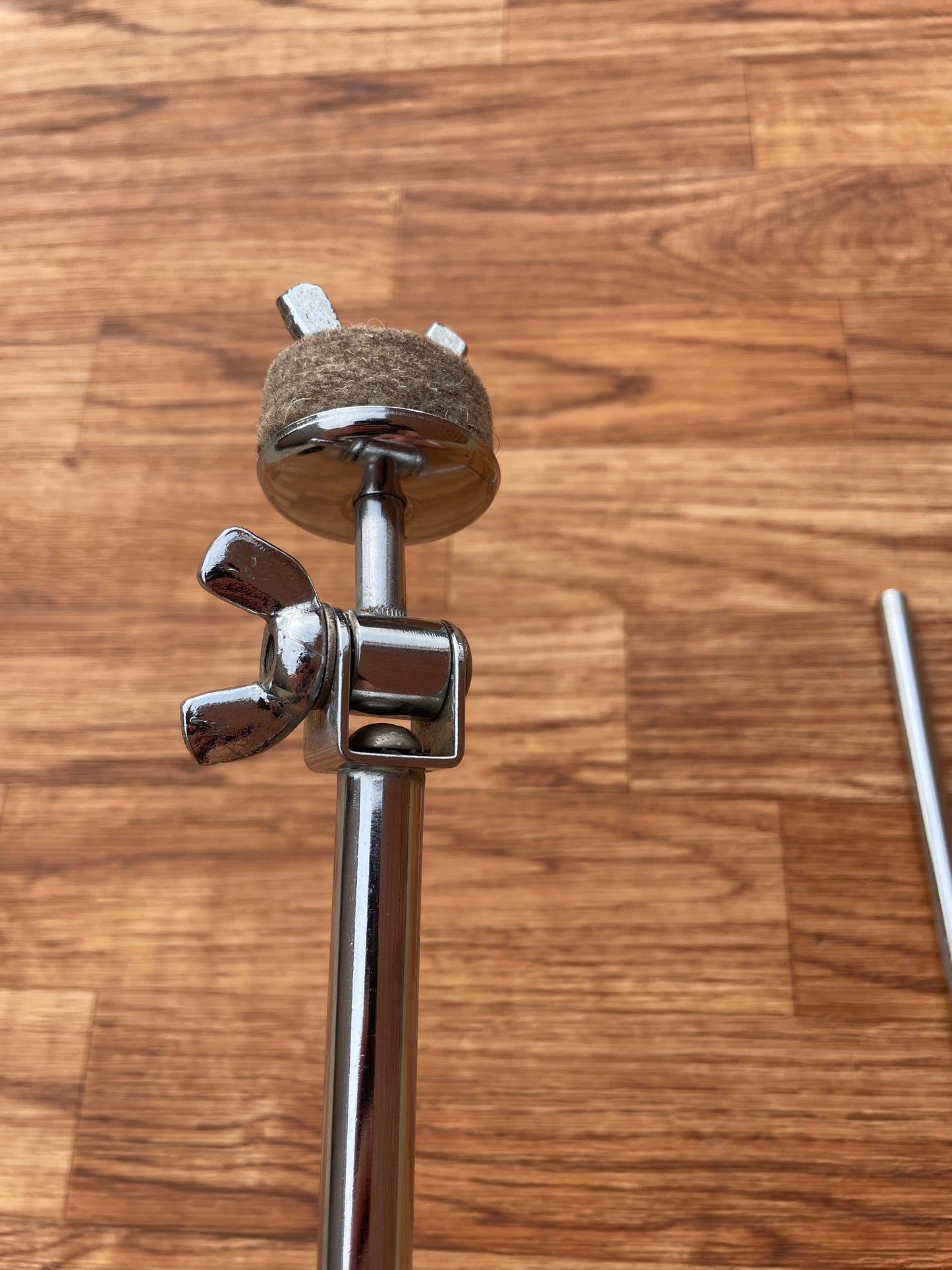 Vintage WFL Ludwig 1950s Adjustable L-Arm Cymbal Holder Chrome
