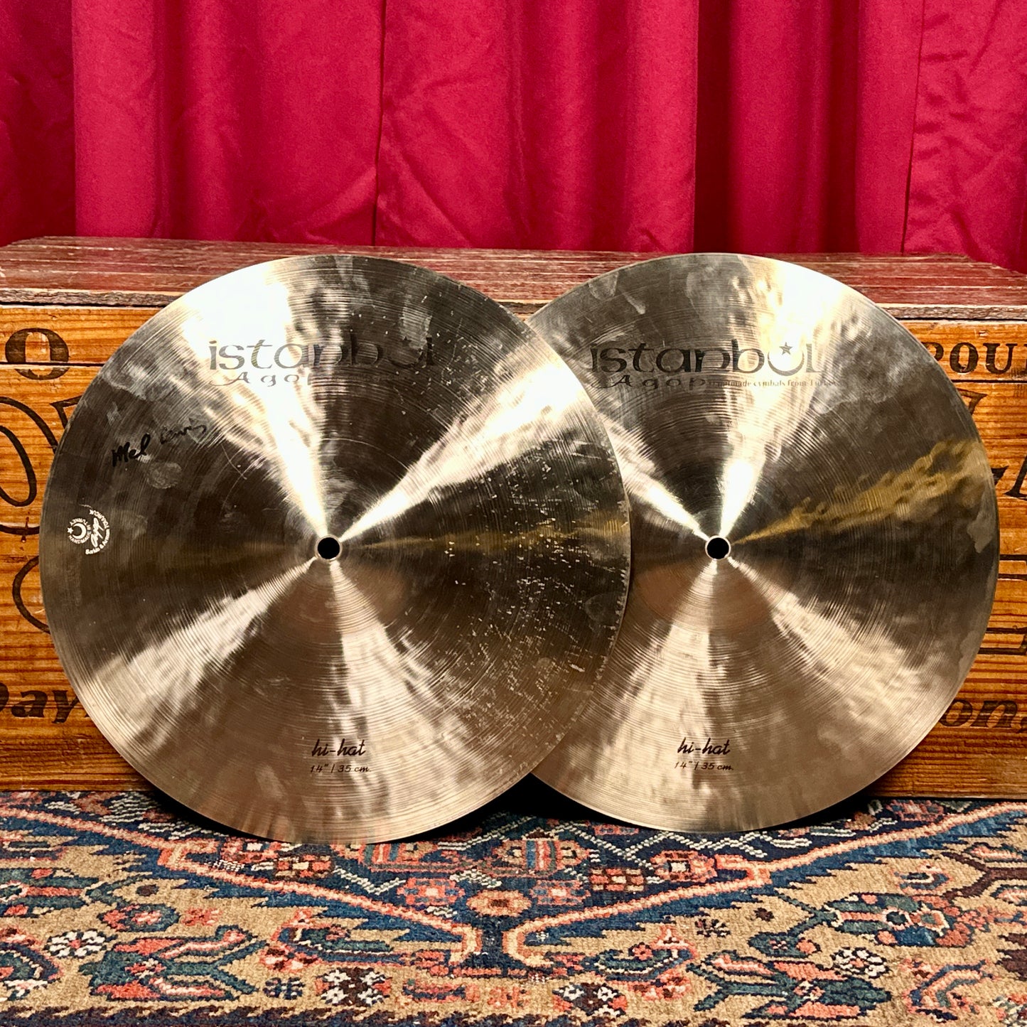 14" Istanbul Agop Signature Mel Lewis Hi-Hat Cymbal Pair 858g/1070g *Video Demo*