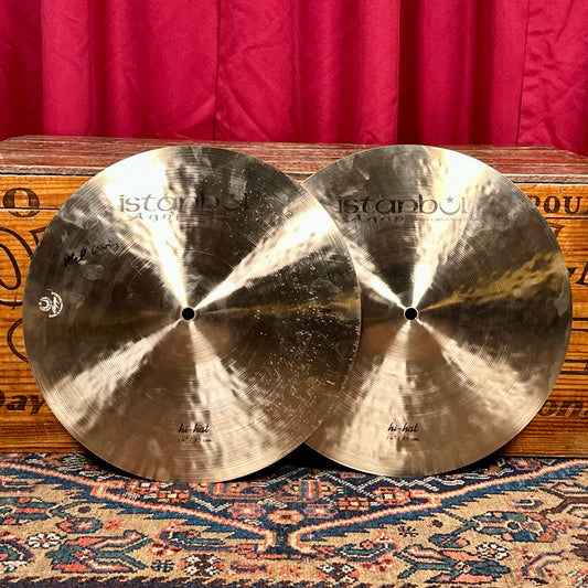 14" Istanbul Agop Signature Mel Lewis Hi-Hat Cymbal Pair 858g/1070g *Video Demo*