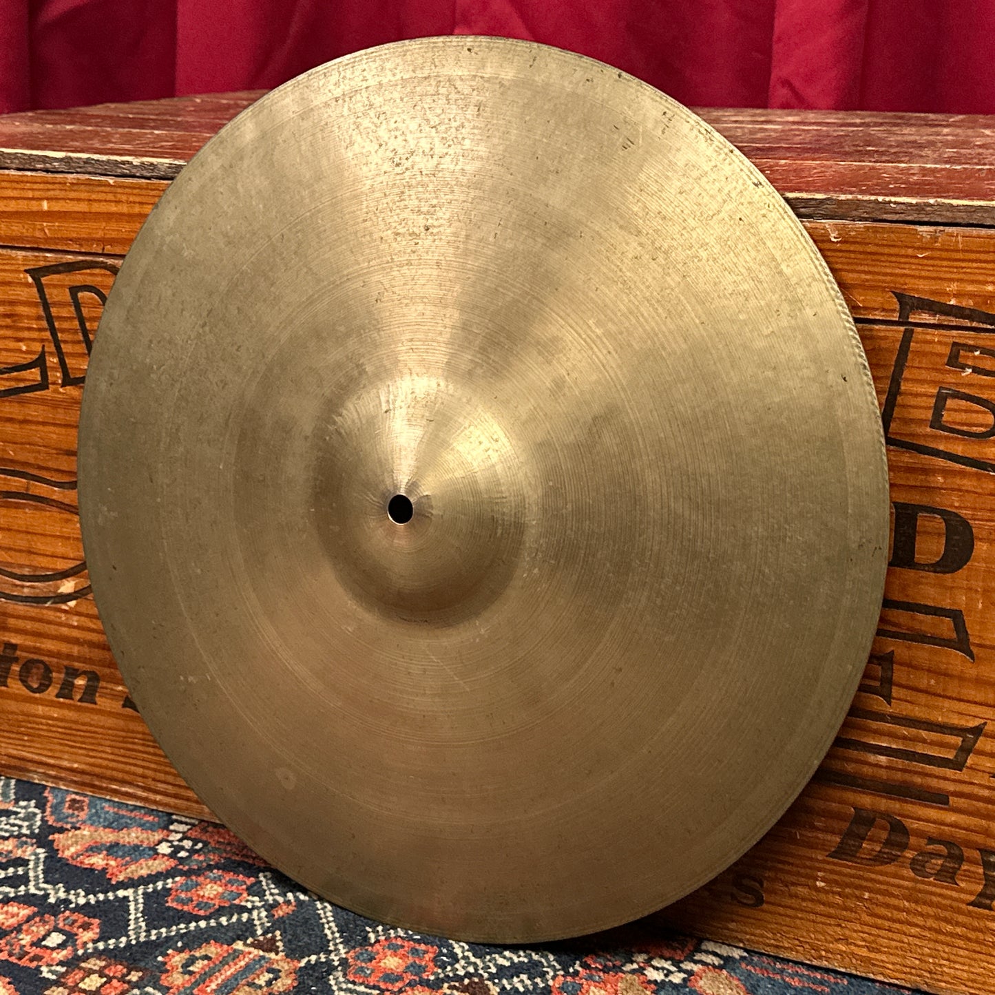 15" Zanchi Vibra F&F 1950s Paper Thin Hi-Hat Cymbal Pair 850g/948g Pre-UFIP Made in Italy *Video Demo*