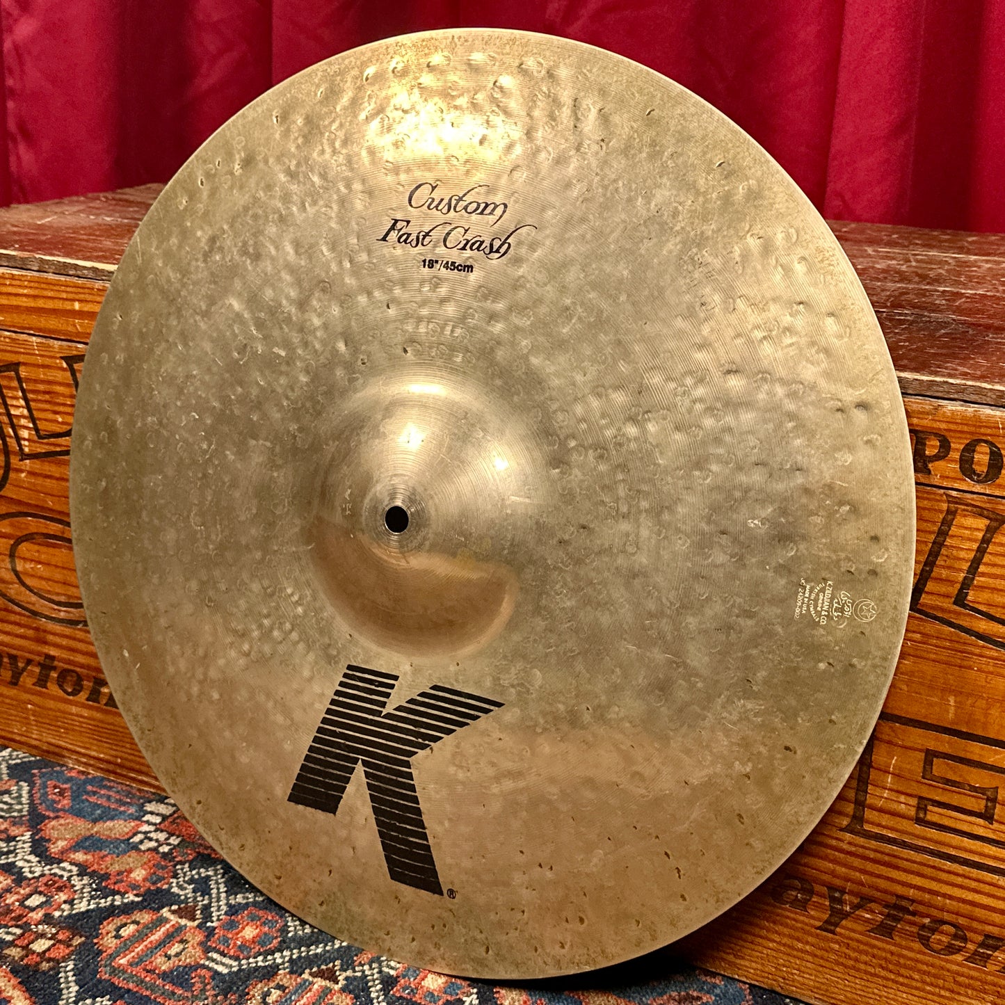 18" Zildjian K Custom Fast Crash Cymbal 1402g *Video Demo*