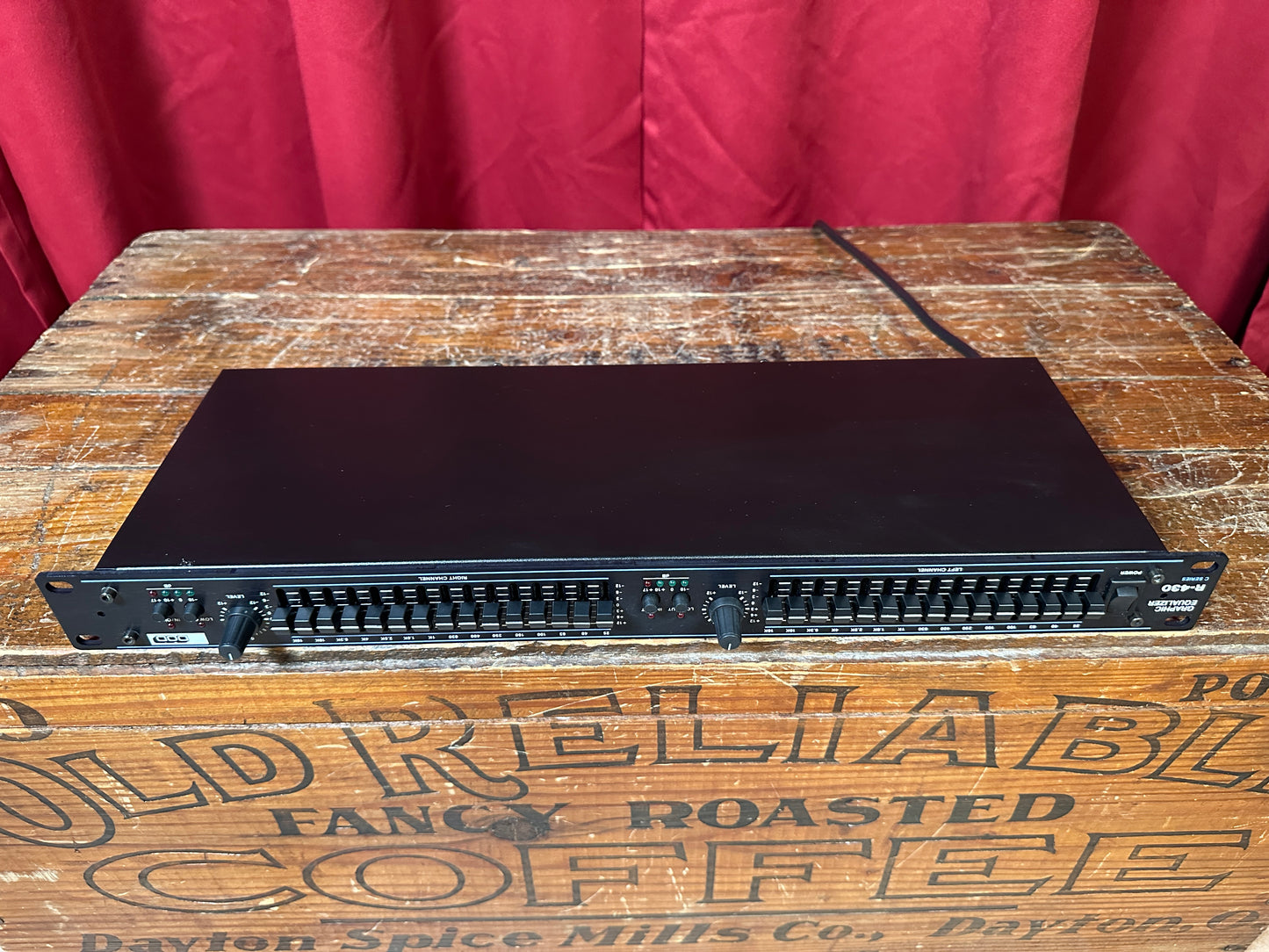 DOD R-430 Dual 15 Band Graphic Equalizer Rackmount EQ R430