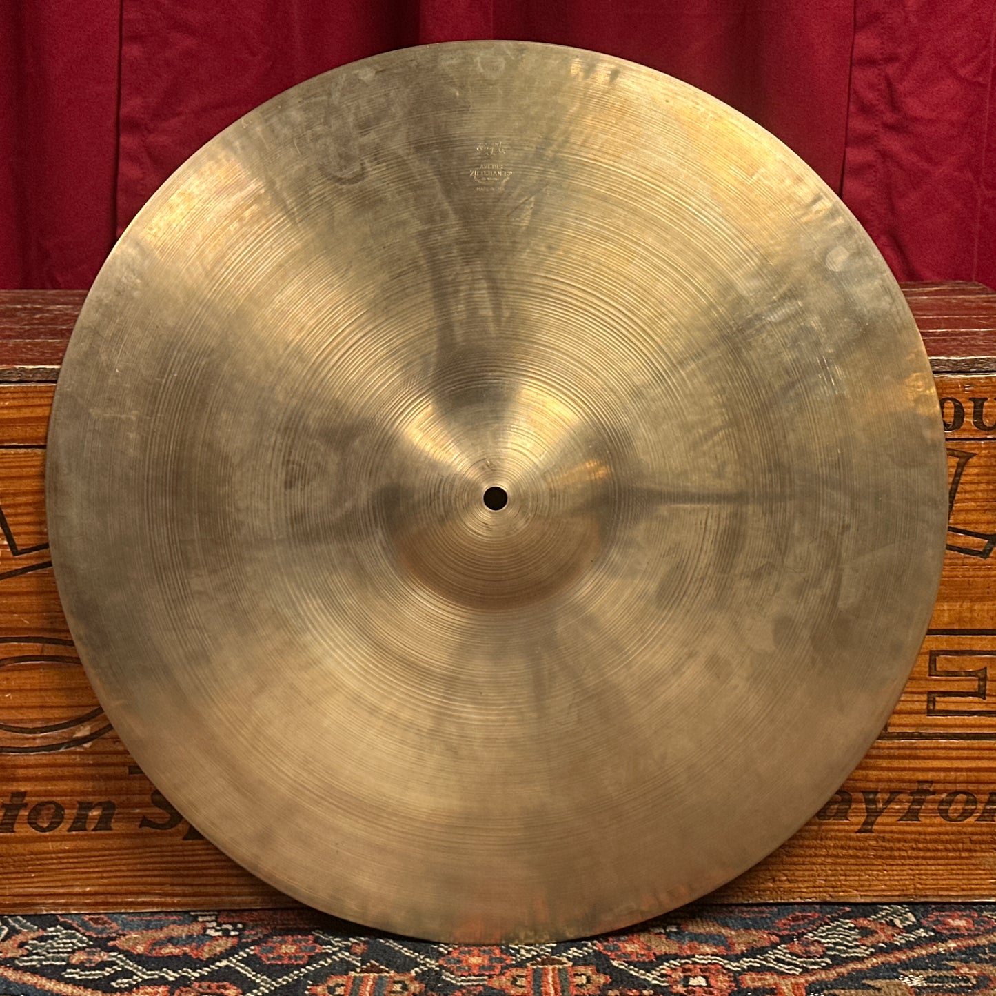 20" Zildjian A 1940s-1950s Trans Stamp Ride Cymbal 1806g *Video Demo*