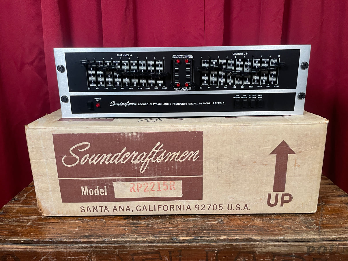 Égaliseur Audio Vintage Soundcraftsmen RP2215-R - USA Années 60