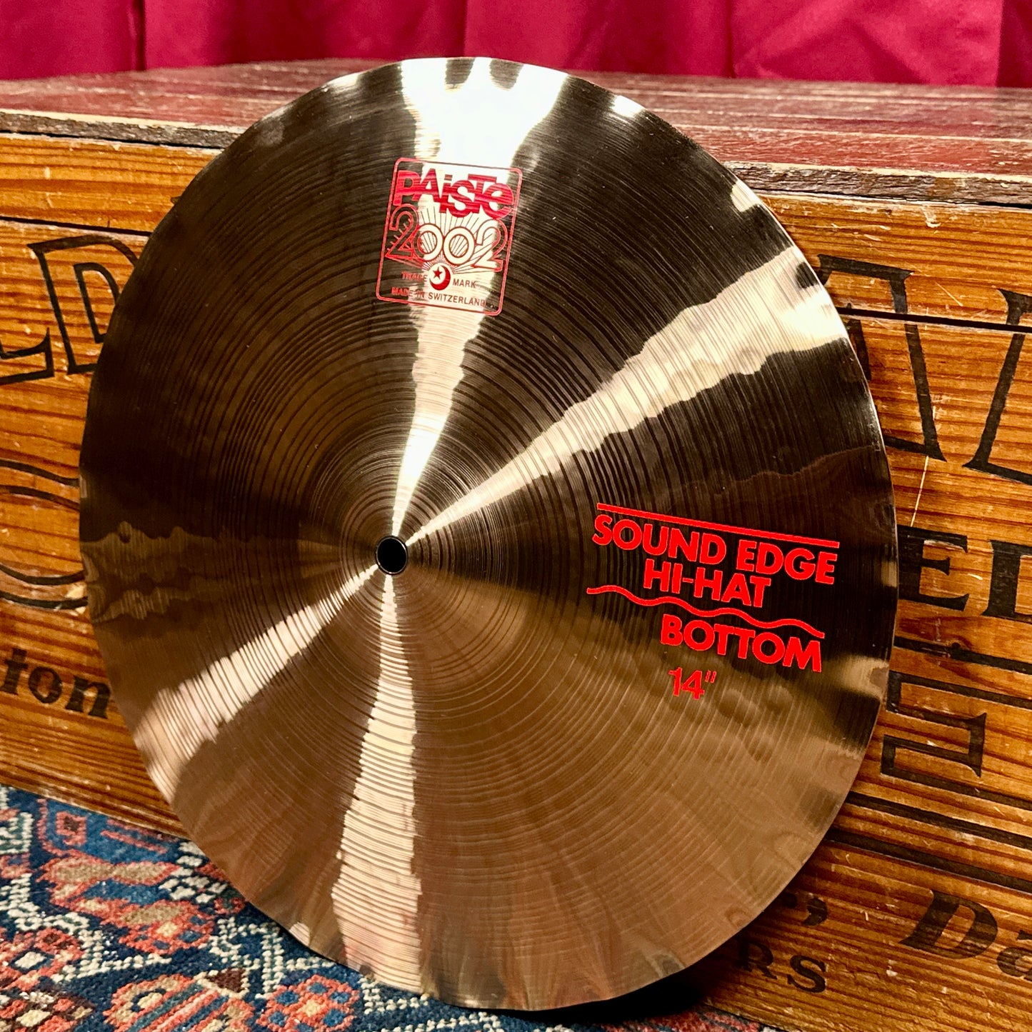14" Paiste 2002 Sound Edge Hi-Hat Cymbal Pair 944g/1064g *Video*