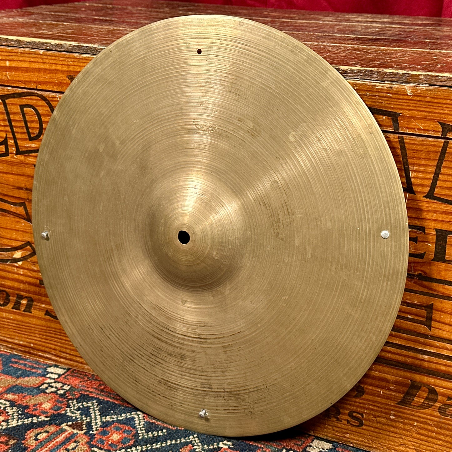 14" Zildjian A 1940s-1950s Trans Stamp Sizzle Hi-Hat Cymbal Pair 554g/722g *Video Demo*