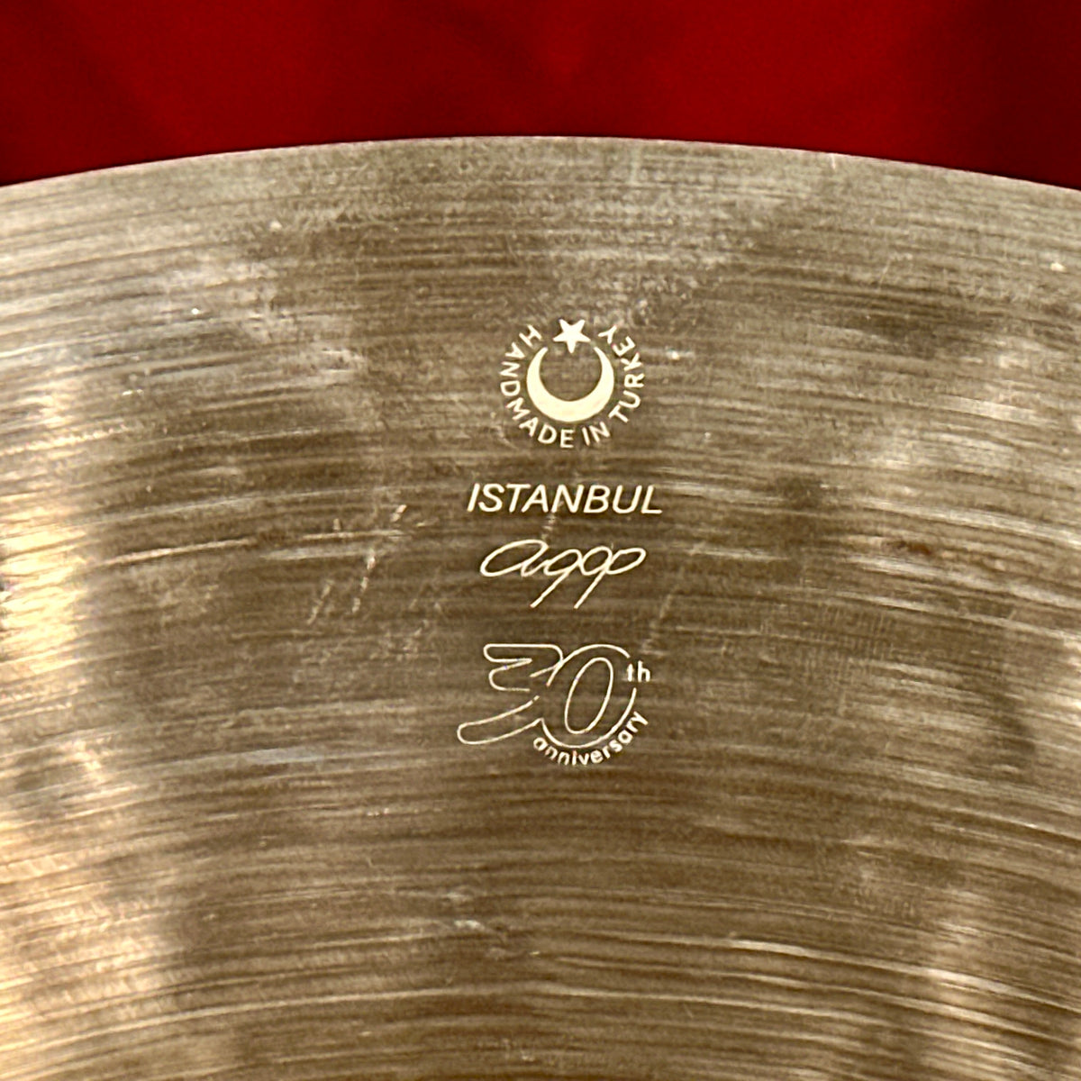 20" Istanbul Agop 30th Anniversary Ride Cymbal 1874g *Video*