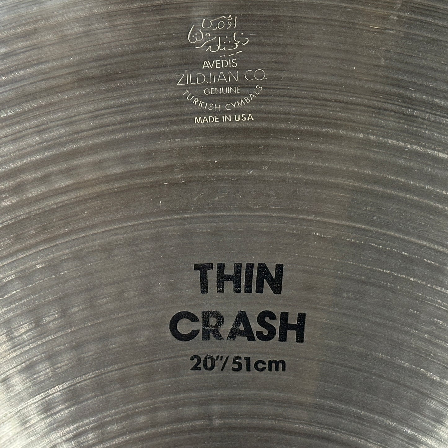 20" Zildjian A 1980s Thin Crash Cymbal 2032g *Video Demo*