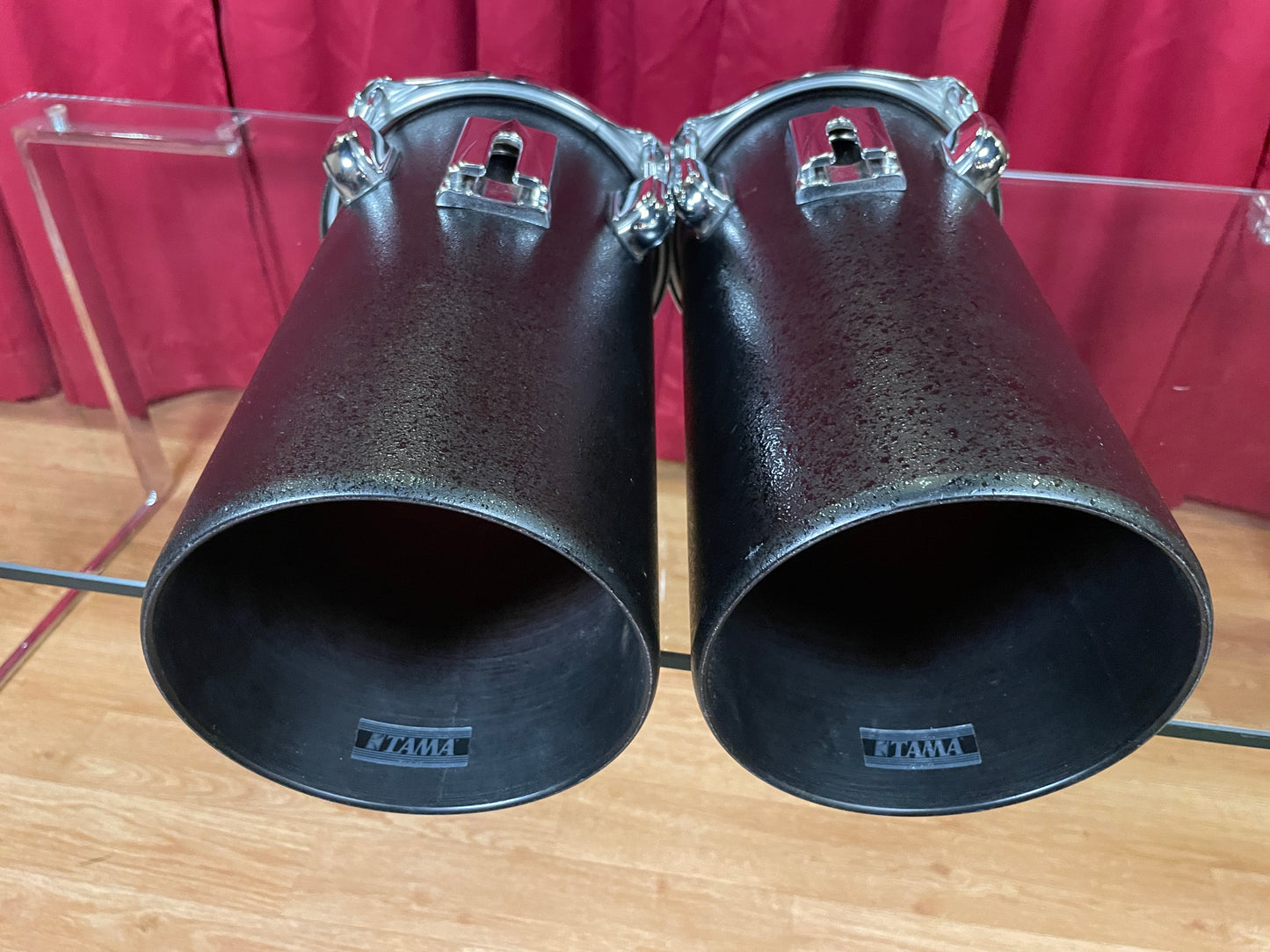 Tama 11" & 11.75" Octoban Drums Black - 280mm & 301mm