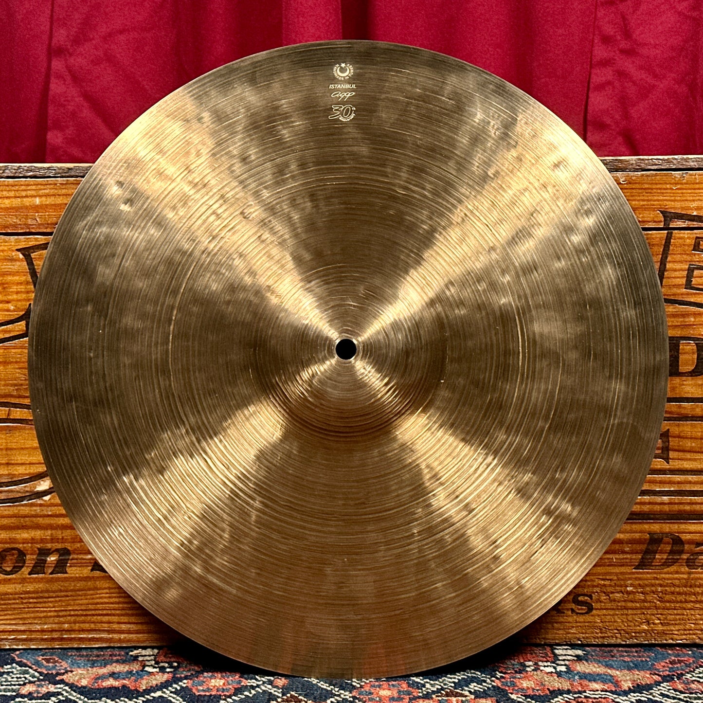 16" Istanbul Agop 30th Anniversary Hi-Hat Cymbal Pair 1038g/1268g *Video Demo*