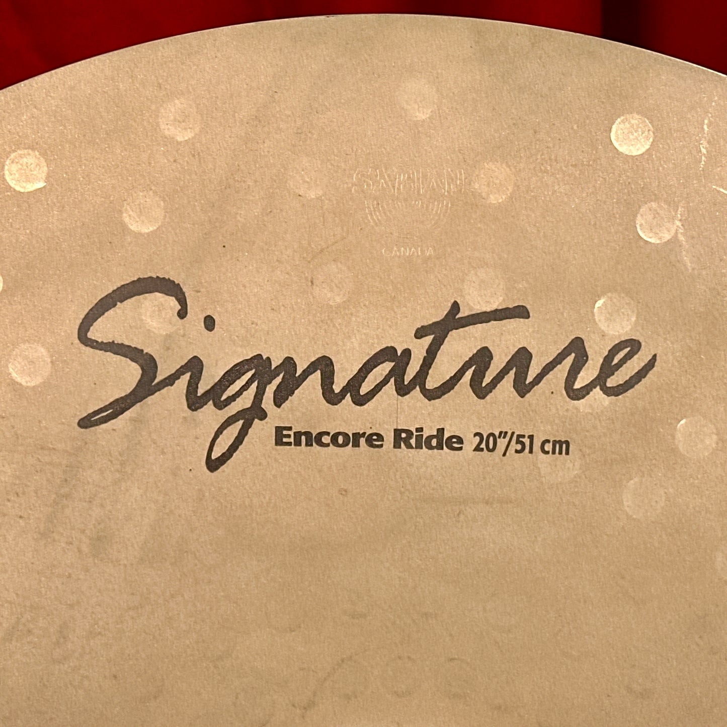 20" Sabian Jack DeJohnette Encore Ride Cymbal 2414g *Video Demo*