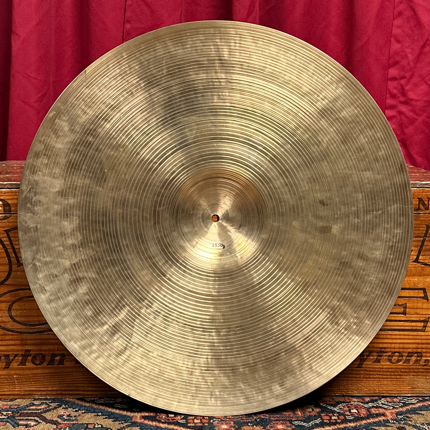 Collector's Clean 22" K. Zildjian Istanbul 1960s New Stamp Ride Cymbal 2550g *Video Demo*